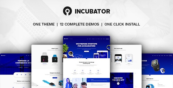 Incubator WordPress Theme For Business