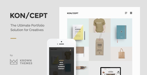 Koncept WordPress Themes for Artists