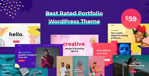 Leedo best WordPress themes for Artists