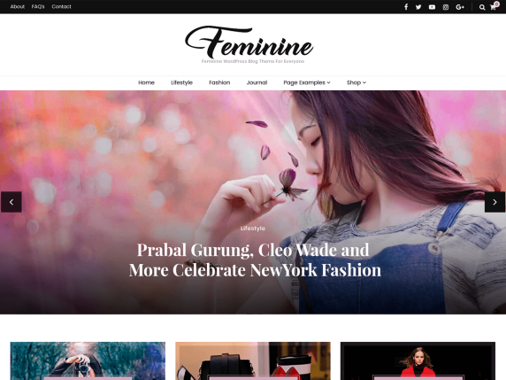 Blossom Feminine WordPress Theme