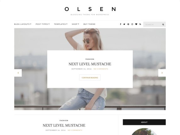 Olsen Light WP Theme