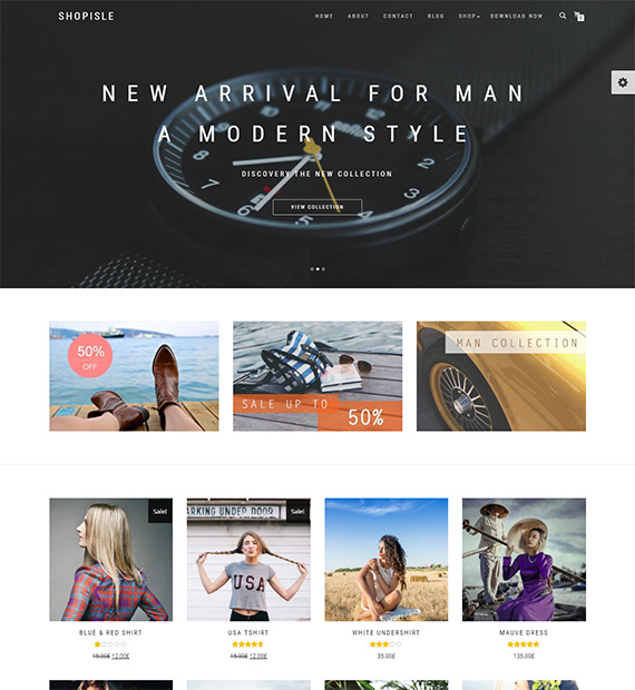 Shop Isle Free WP Woocommerce Theme