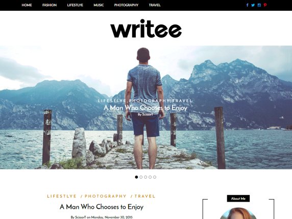 Writee Free WordPress Theme